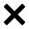 X-shaped closing icon.